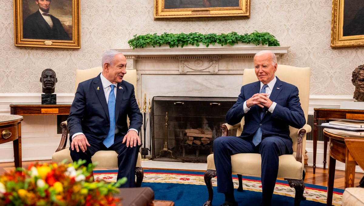 Biden ve Netanyahu Beyaz Saray’da bir araya geldi Biden ve Netanyahu Beyaz Saray’da bir araya geldi