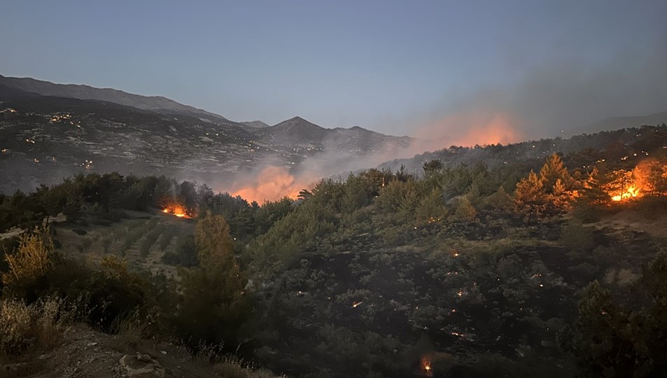 Manisa, Kahramanmaraş ve Antalya'da orman yangınları