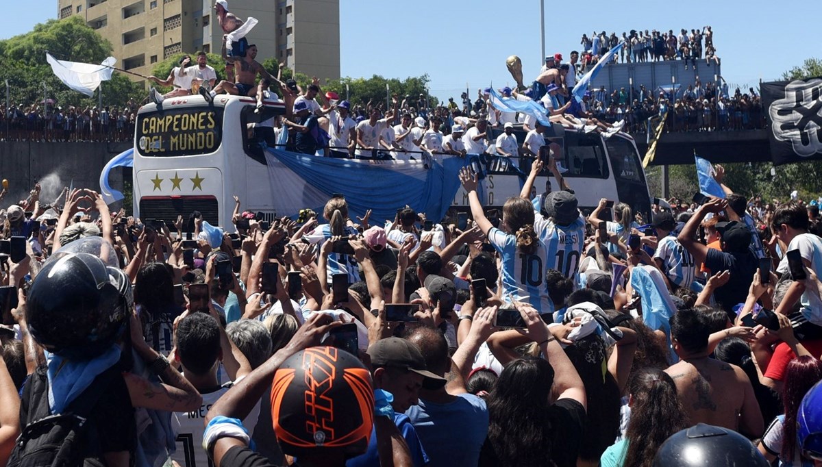 Arjantin Milli Takımı'nın zafer turu yarım kaldı