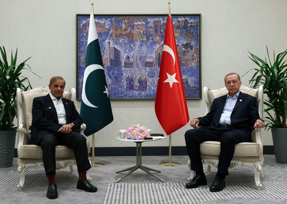 Cumhurbaşkanı Erdoğan Şanghay İşbirliği Örgütü Zirvesi için Özbekistan'da - 9