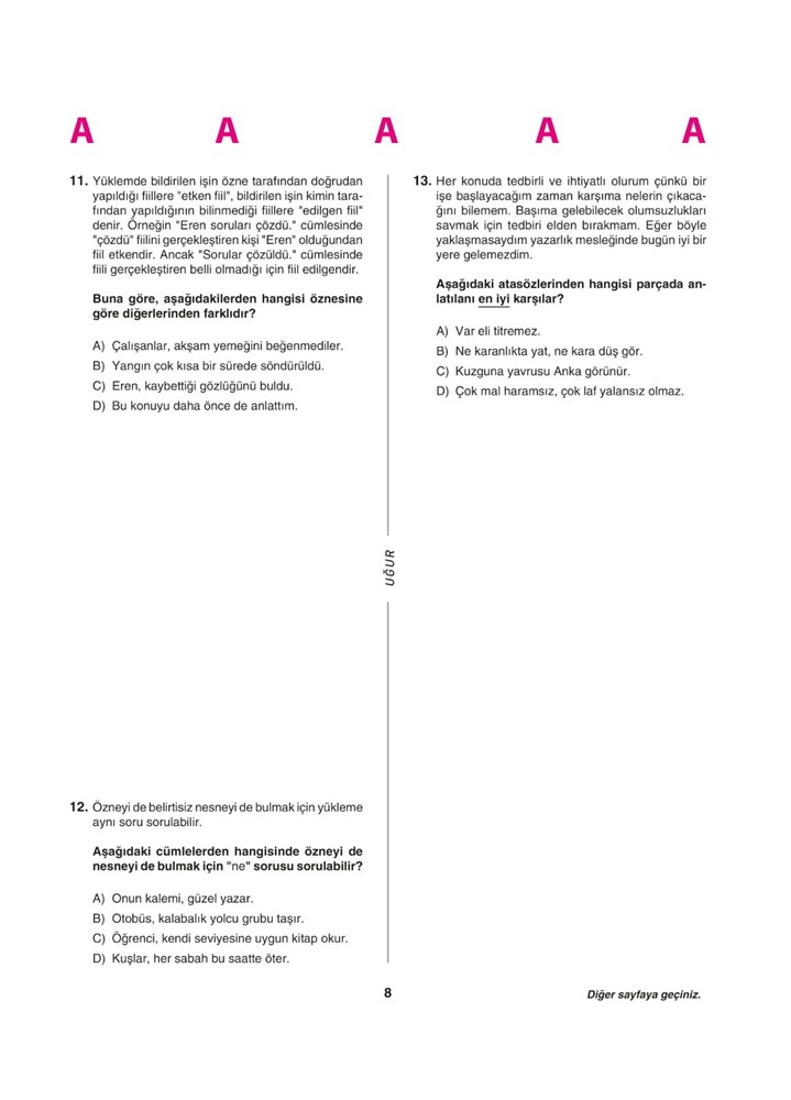 yks tyt deneme sinavi ntv