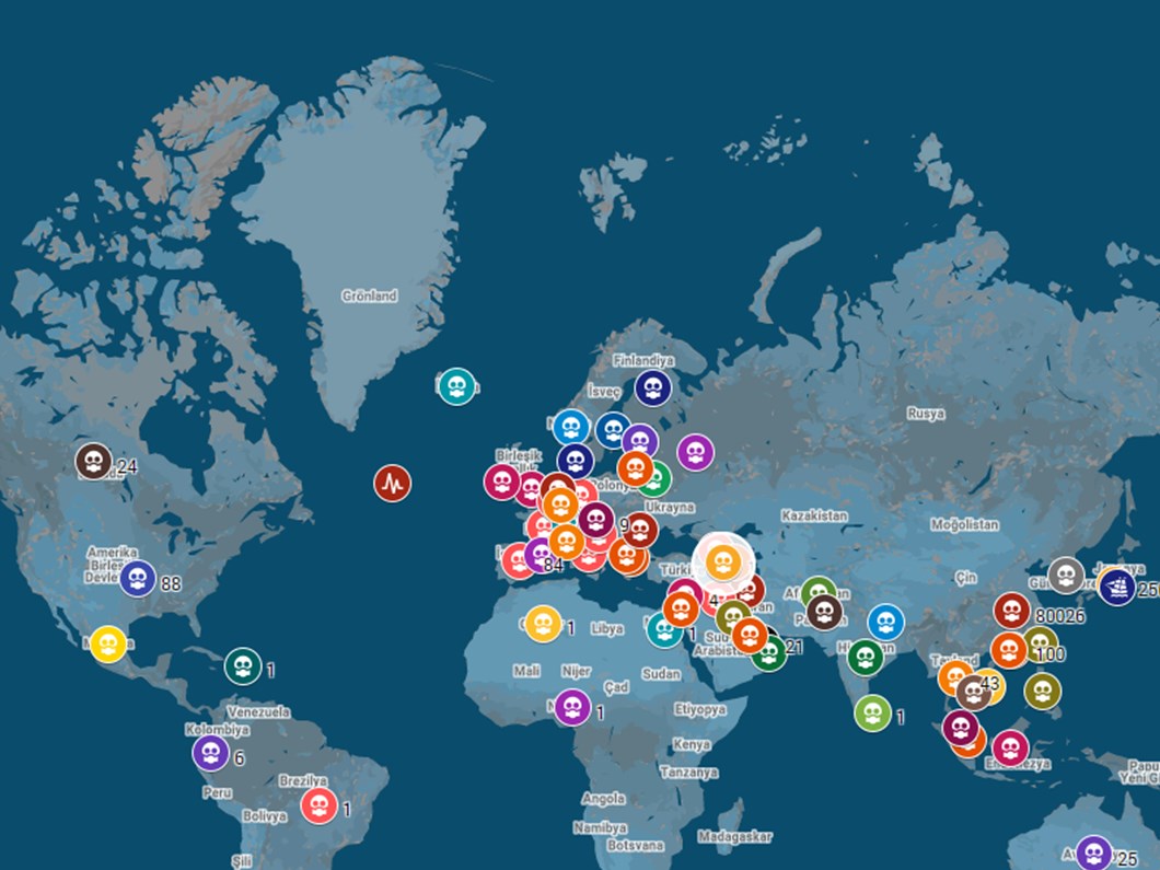 Alsjeblieft kijk Automatisch cultuur Corona virüsü hangi ülkeleri etkiliyor? (İnteraktif harita) - Son Dakika  Dünya Haberleri | NTV Haber