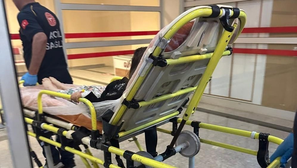 Arabanın kapısı açıldı, otomobilden düştü