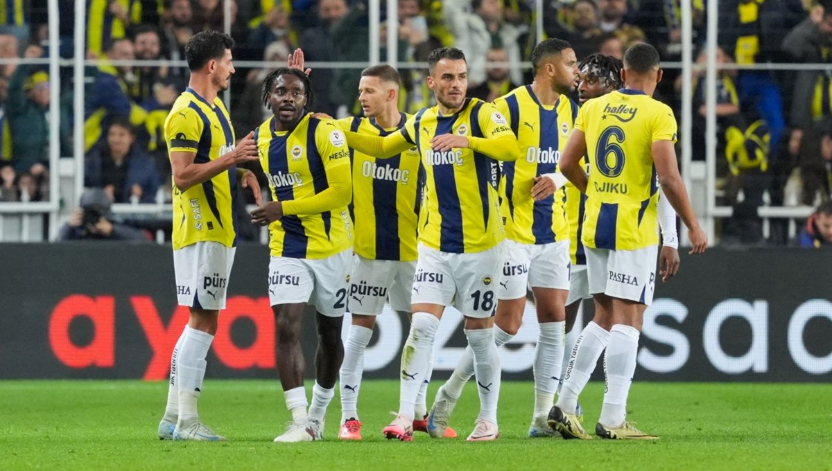 Zirve takibi sürüyor: Fenerbahçe'den 4 gollü galibiyet