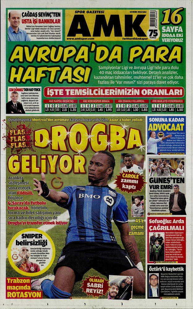 Gunun Gazete Mansetleri 18 Ekim 2016 Ntv