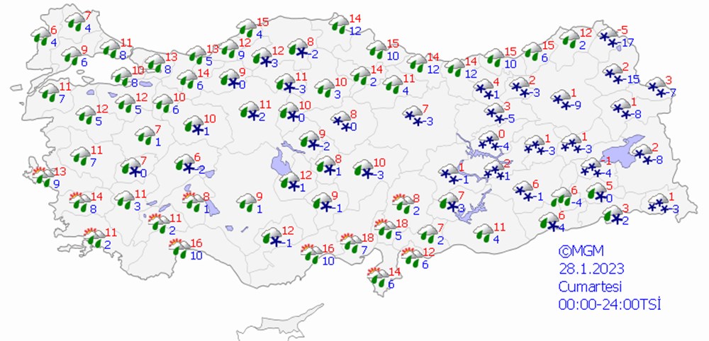 Meteoroloji'den 21 il için uyarı! (İstanbul, Ankara ve diğer illerde bugün hava nasıl olacak?) - 12