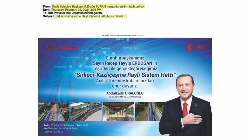 İmamoğlu: Davet İBB Başkanlığı protokolüne geliyor - 1