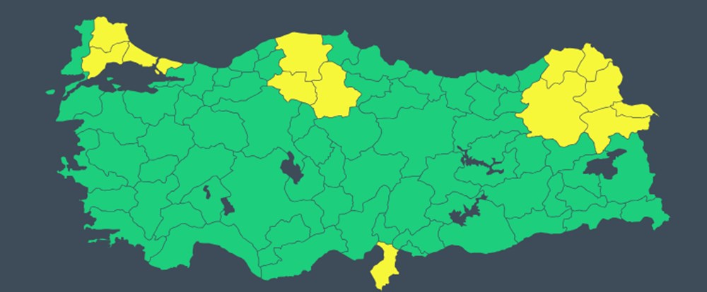 Meteorolojiden İstanbul dahil 13 ile sarı kodlu uyarı: Hafta sonuna dikkat! - 3