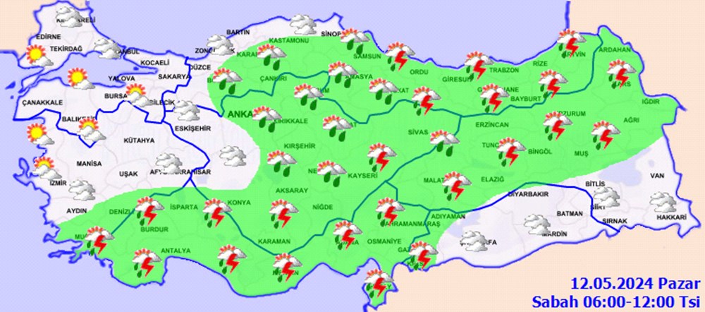 Meteoroloji'den 19 ile sarı kodlu uyarı - 6