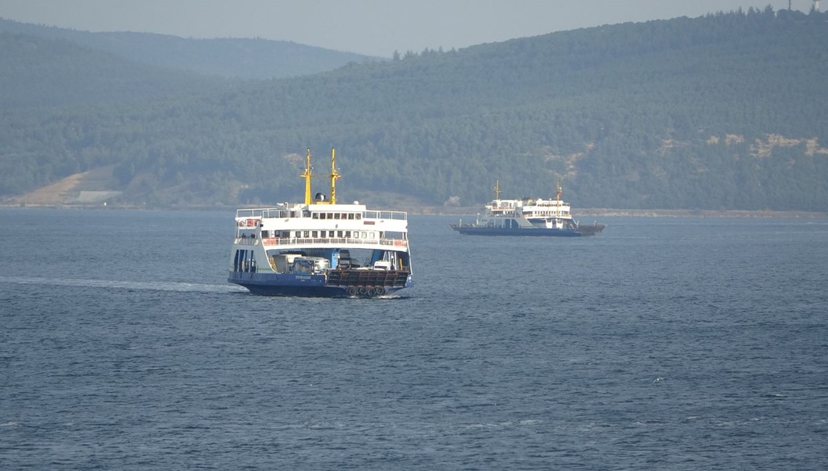 Bozcaada'da yarın bazı feribot seferleri iptal edildi