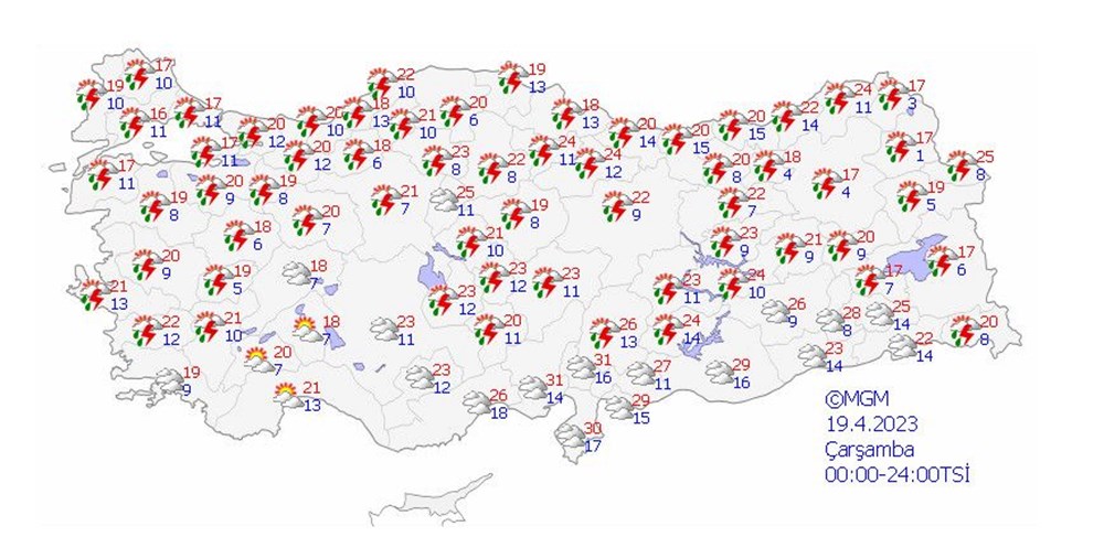 Bayramda hava nasıl olacak? İşte yurt geneli hava durumu raporu - 8