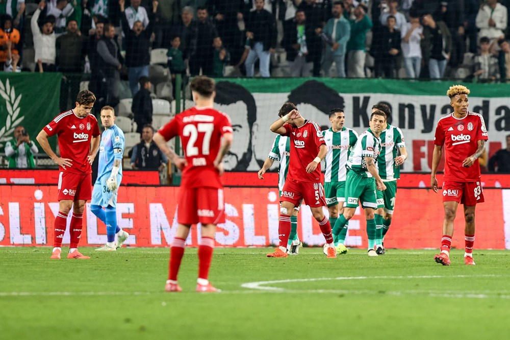Beşiktaş'ın Konya Kabusu: 9 Kişiye Rağmen Şok Yenilgi! 79