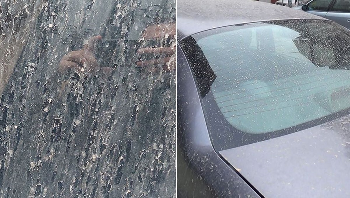 Tekirdağ'da gökyüzünden çamur yağdı