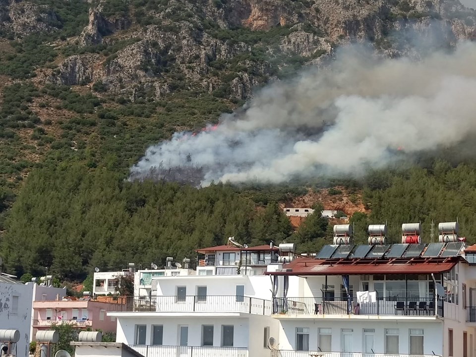 Antalya Kaş'ta orman yangını - 2