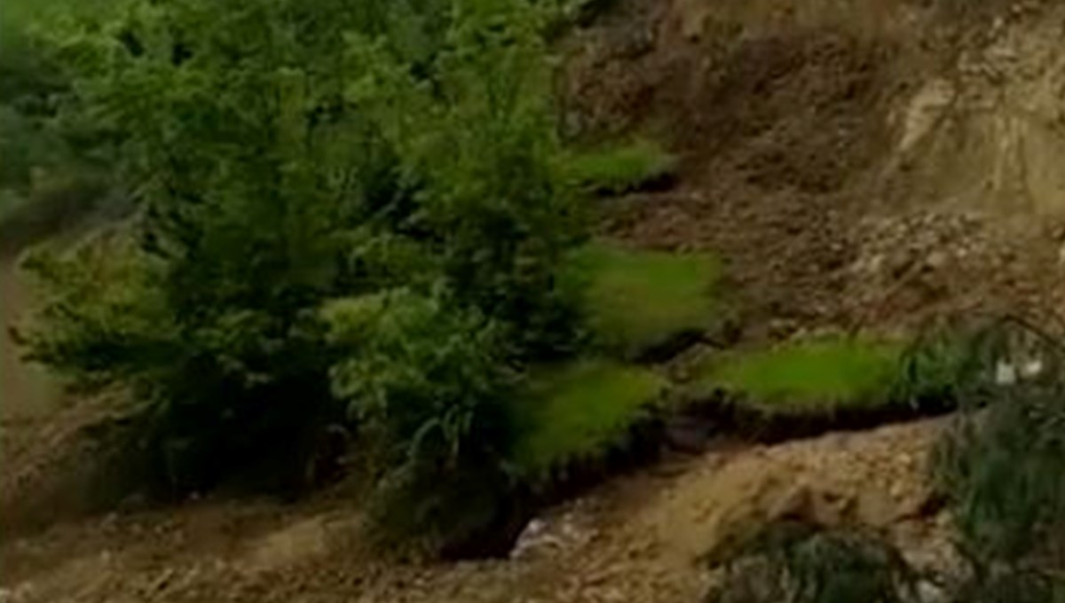 Amasya'da heyelan Amasya'da heyelan