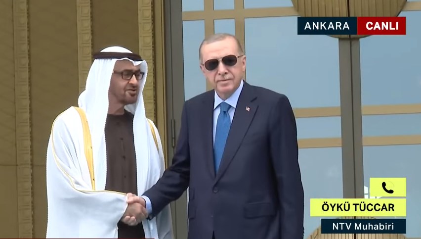 BAE lideri Al Nahyan Ankara'da