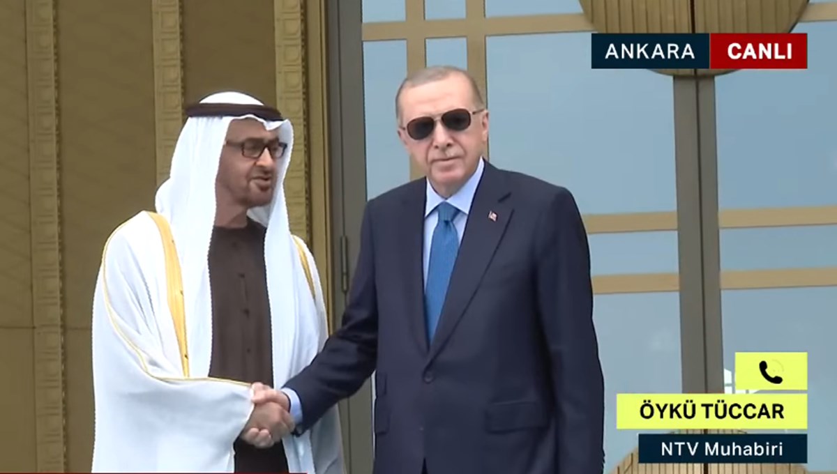BAE lideri Al Nahyan Ankara'da BAE lideri Al Nahyan Ankara'da