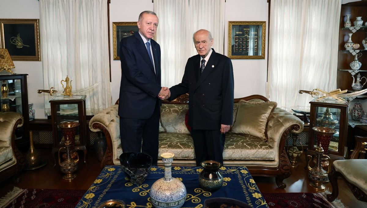 SON DAKİKA HABERİ: Cumhurbaşkanı Erdoğan, Devlet Bahçeli ile görüştü