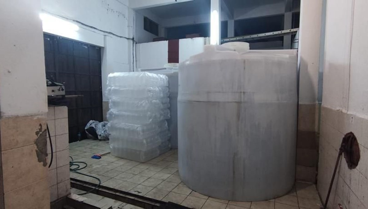 Tekirdağ'da 76 ton sahte içki ele geçirildi