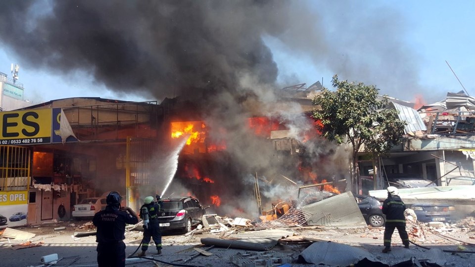 Samsun'da sanayi sitesinde patlama - 3
