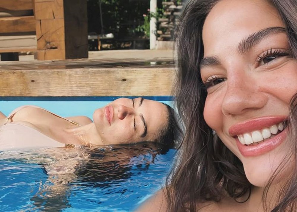 Demet Özdemir'den havuz pozları - 1