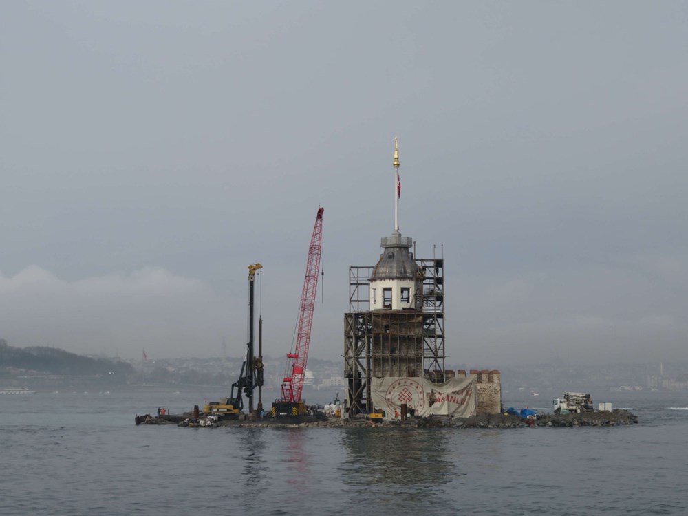 ظهرت قبة في برج الفتاة في إسطنبول (صور) 9 ظهرت القبة في برج العذراء - 16