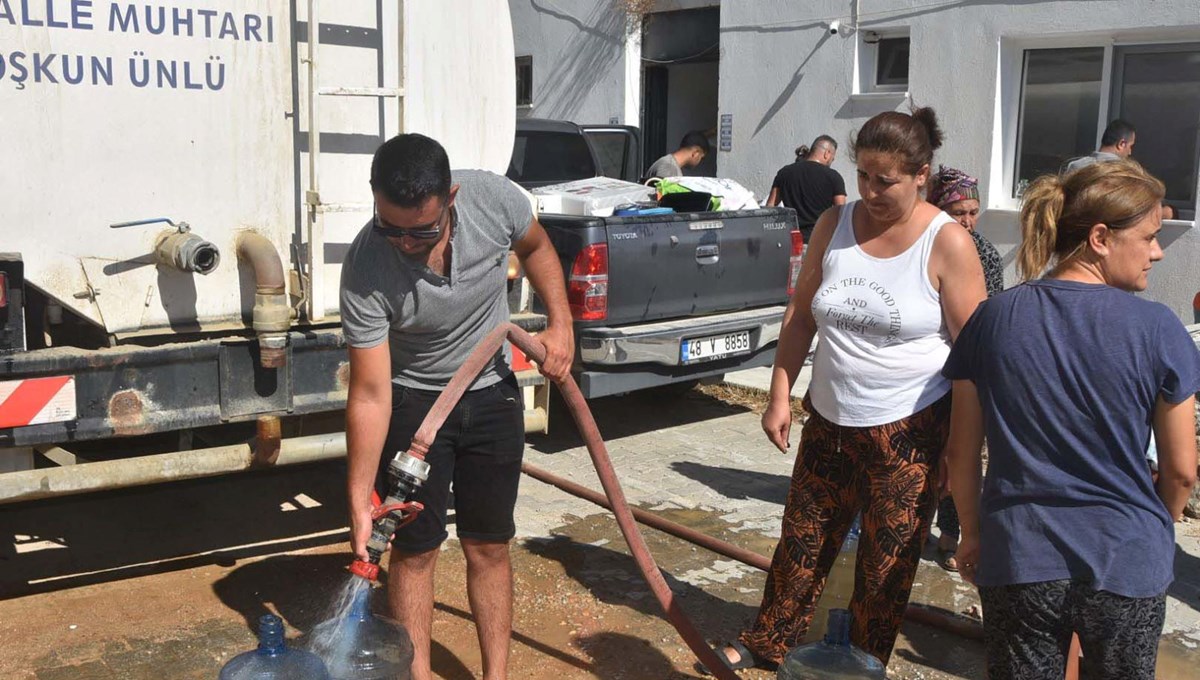 Bodrum’da su sorunu sürüyor | “Banyo yapamıyoruz, susuzluktan bıktık”