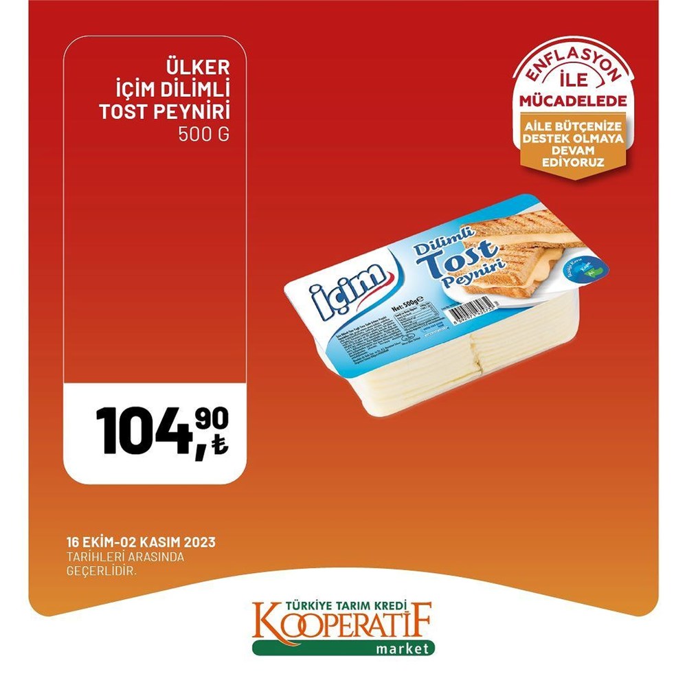 İNDİRİM BUGÜN BAŞLADI! Tarım Kredi Kooperatifi Market İndirim Kataloğu | Siirt Olay Haber Tarım Kredi Kooperatif Market ekim ayına özel yeni indirimli ürünler listesi: Yüzde 50 indirim bugün başlıyor (16 Ekim-2 Kasım 2023 Tarım Kredi Market indirimleri) - 32
