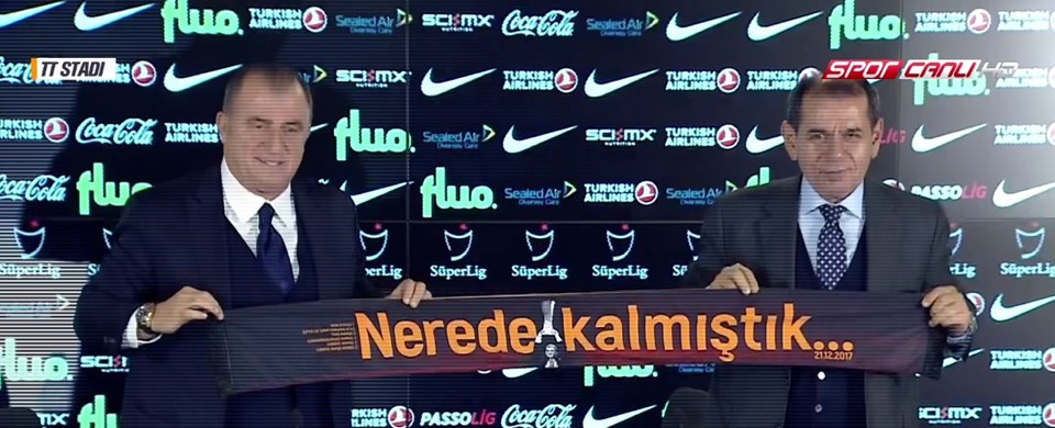 Fatih Terim yeniden Galatasaray'da (1,5 yıllık sözleşme) - 1