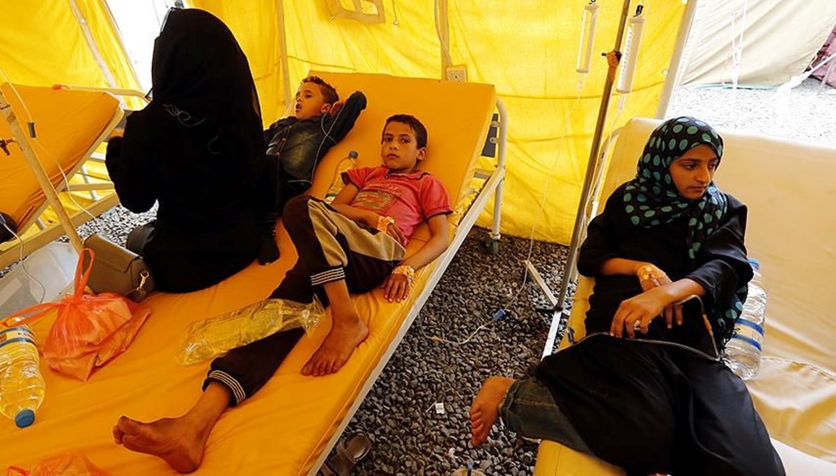 Yemen'de bu yıl 5 binden fazla kolera vakası kaydedildi Yemen'de bu yıl 5 binden fazla kolera vakası kaydedildi