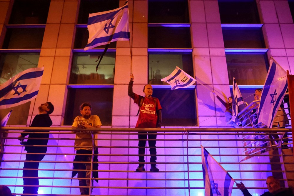 İsrail'de yargı paketi protestoları 16. haftasında - 4