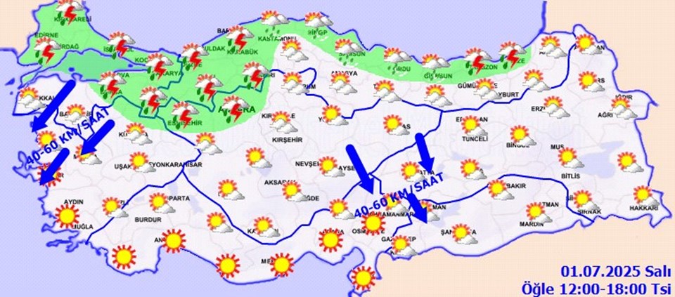 Üç bölgede sağanak yağışlar sürecek - 3