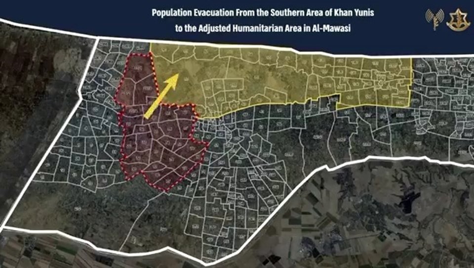 İsrail'den Han Yunus'a yeni tahliye emri: Kısa mesajla duyurdular - 1