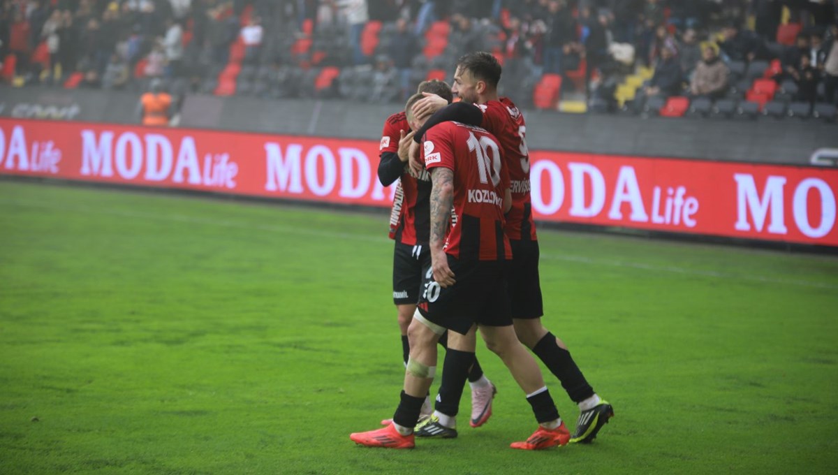 Gaziantep FK'dan üst üste beşinci galibiyet