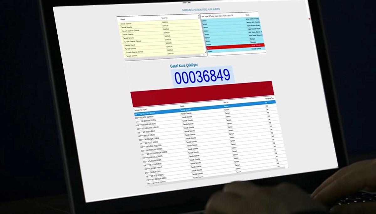 OGM işçi alımı canlı kura çekimi ekranları: İŞKUR OGM işçi alımı kura sonuçları ne zaman saat kaçta?