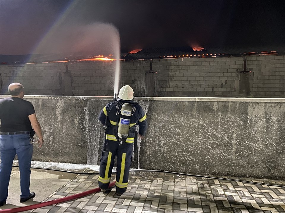 Kahramanmaraş'ta fabrika yangını - 3