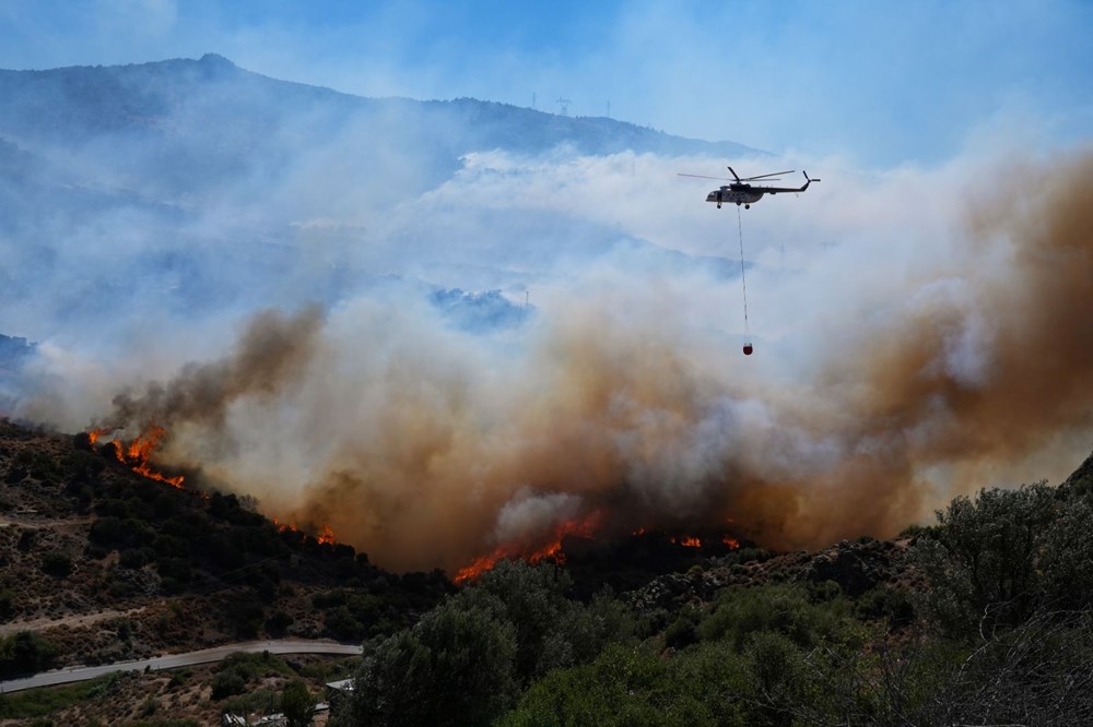 Orman yangınlarıyla mücadele: Yamanlar, Urla ve Göynük'teki yangınlar kontrol altında - 8