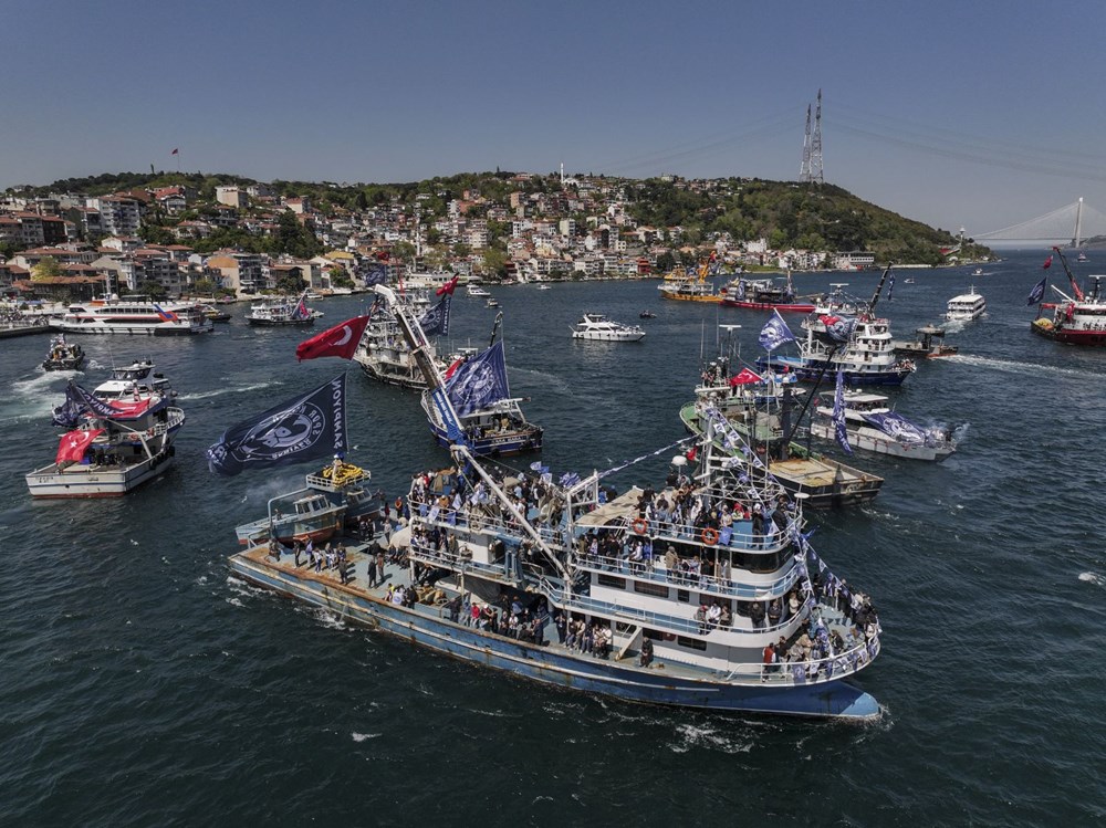 Boğaz'da "Sarıyer donanması": Şampiyonluk coşkuyla kutlandı 88