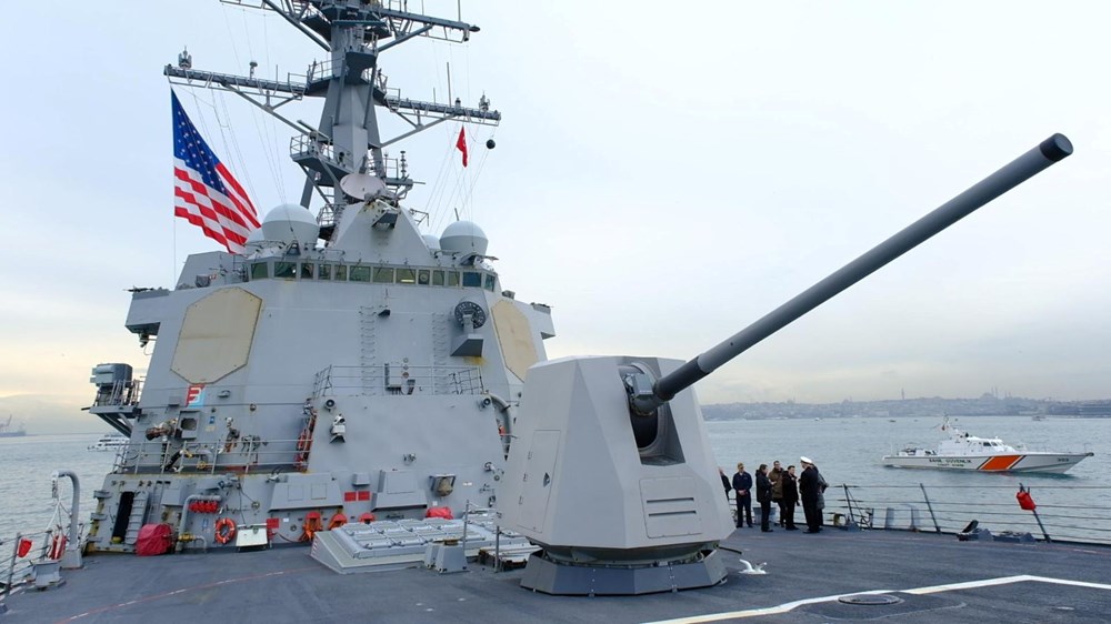 ABD savaş gemisi USS Nitze İstanbul Boğazı'na demirledi - Son Dakika  Türkiye Haberleri | NTV Haber
