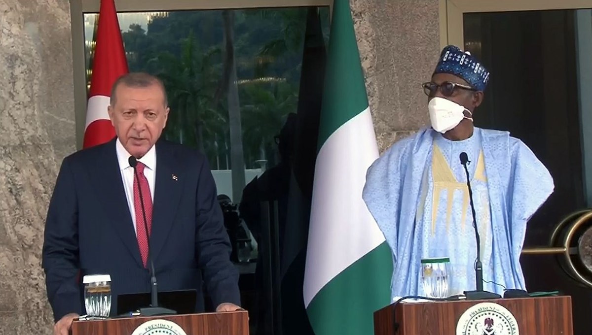 SON DAKİKA: Cumhurbaşkanı Erdoğan Nijerya'da