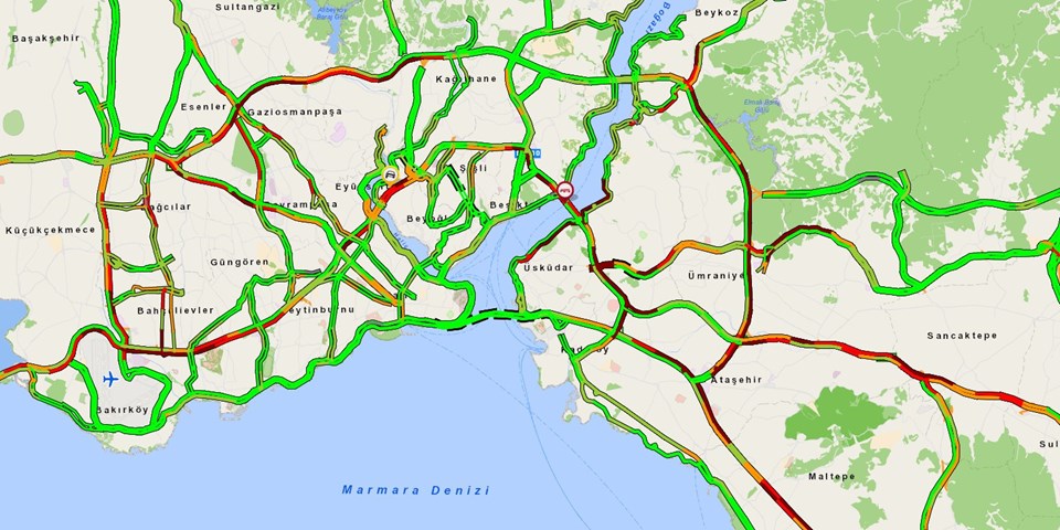 56 saatlik kısıtlama sonrası İstanbul'da trafik durumu - 1