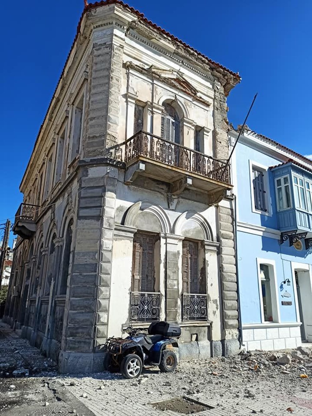 Depremin vurduğu Yunan adası Sisam'da son durum - 8