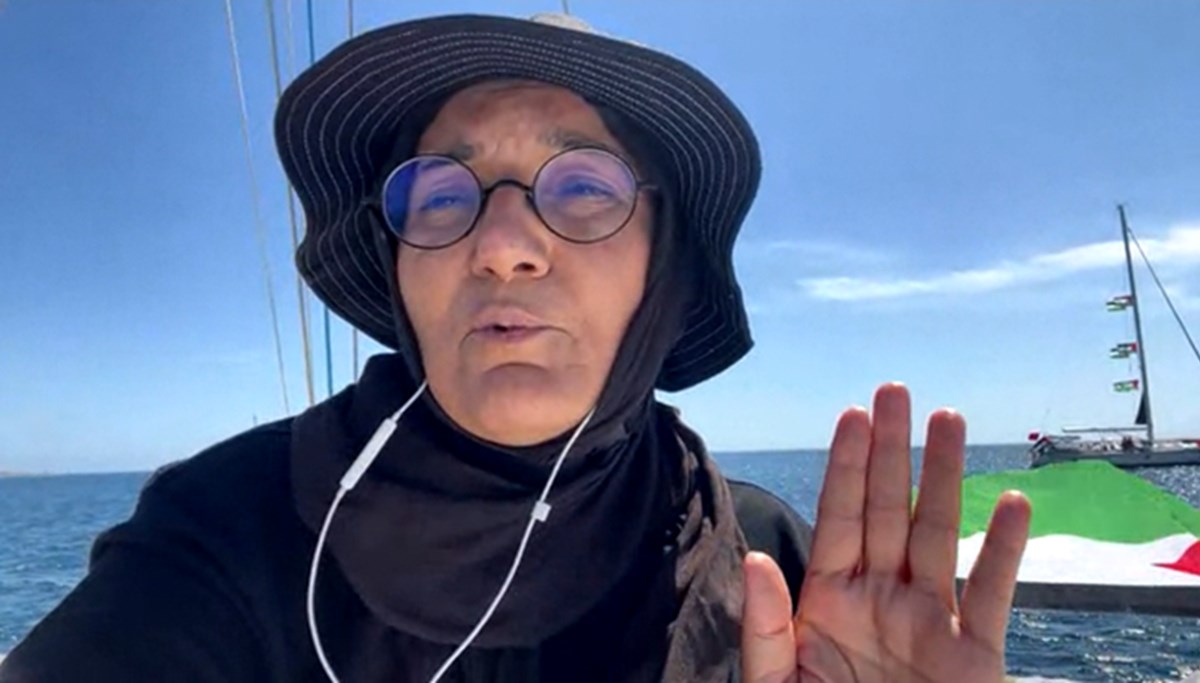 Sumud gemisinde bulunan Türk aktivist NTV'ye konuştu