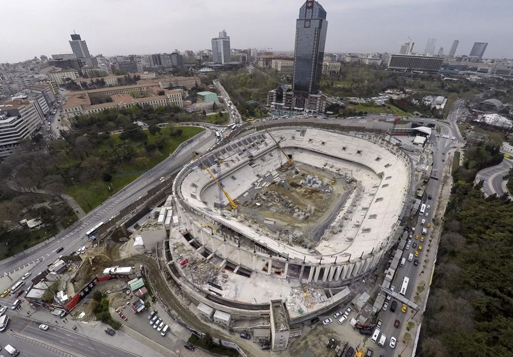 Kuşbakışı &quot;Vodafone Arena&quot; NTV
