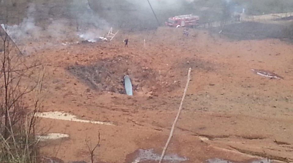 Sakarya'da doğalgaz hattında patlama - 1