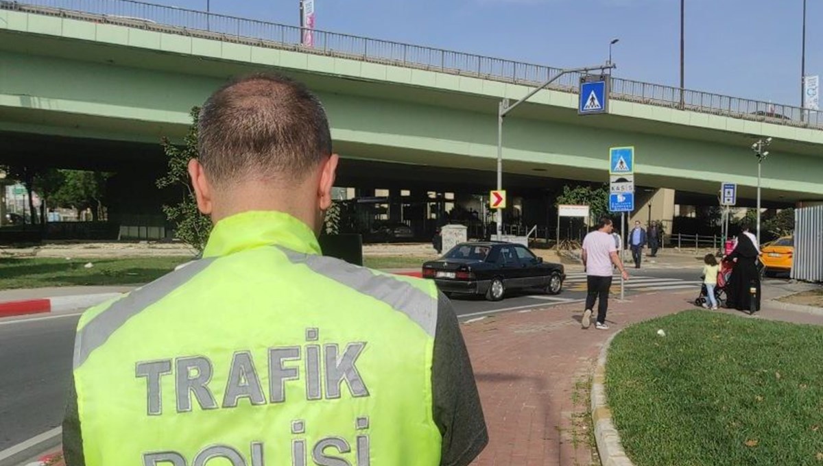 Yaya geçidinde drone destekli uygulama Yaya geçidinde drone destekli uygulama