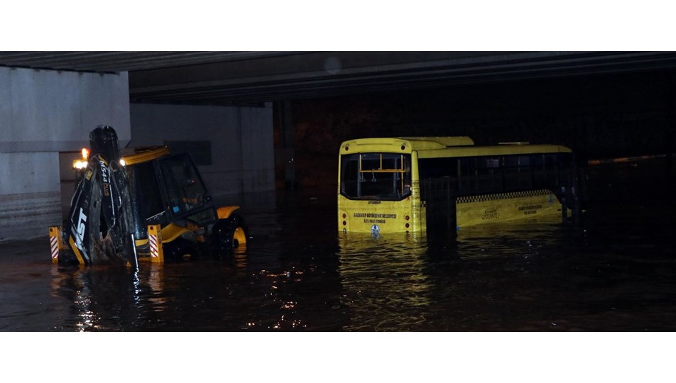 gaziantep te siddetli yagis ntv
