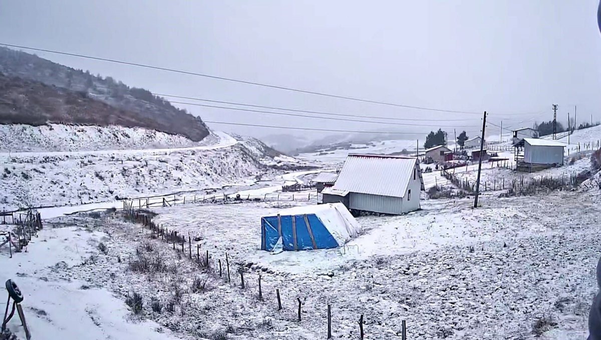 Ordu’da yaylalar beyaza büründü