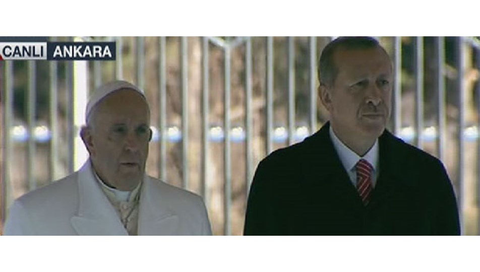 Papa Cumhurbaşkanlı Saray'nda