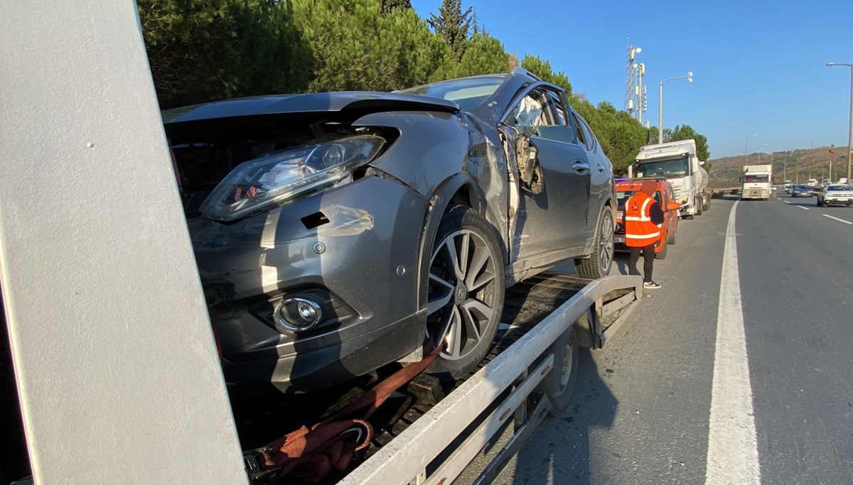 Kimyasal madde yüklü tanker kaza yaptı Kimyasal madde yüklü tanker kaza yaptı